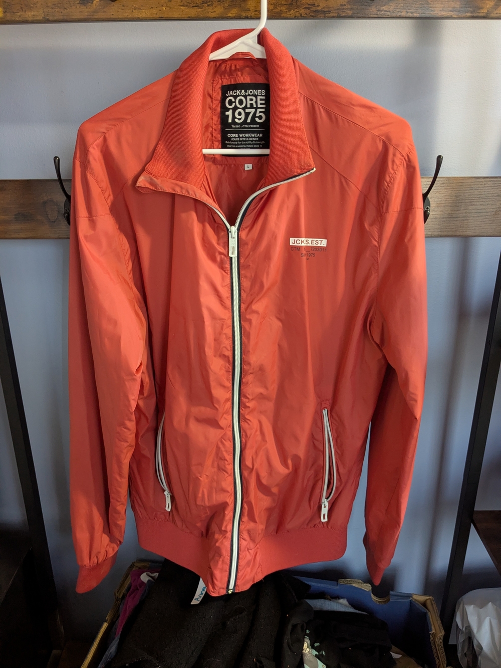 Jack & Jones Bronze/Orange Windbreaker